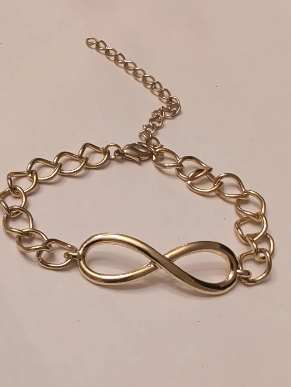 Gold Tone Infinity Link Bracelet - Women Jewelry